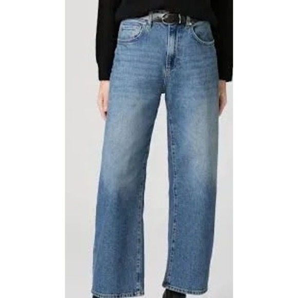 PAIGE Denim - Paige Arellia High Waist Ankle Barrel Jeans Womens 29 Blue  New Heritage Seam